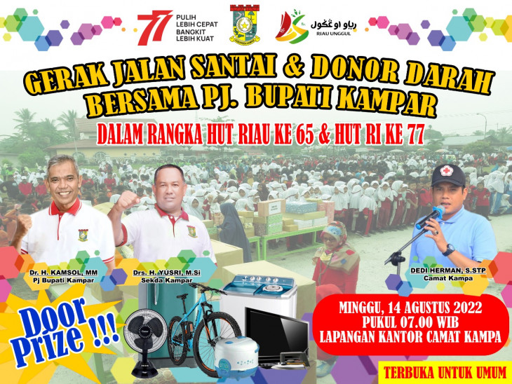 GERAK JALAN SANTAI KECAMATAN KAMPA